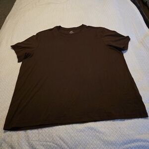 H&M Men's Crew Neck T-Shirt - Brown